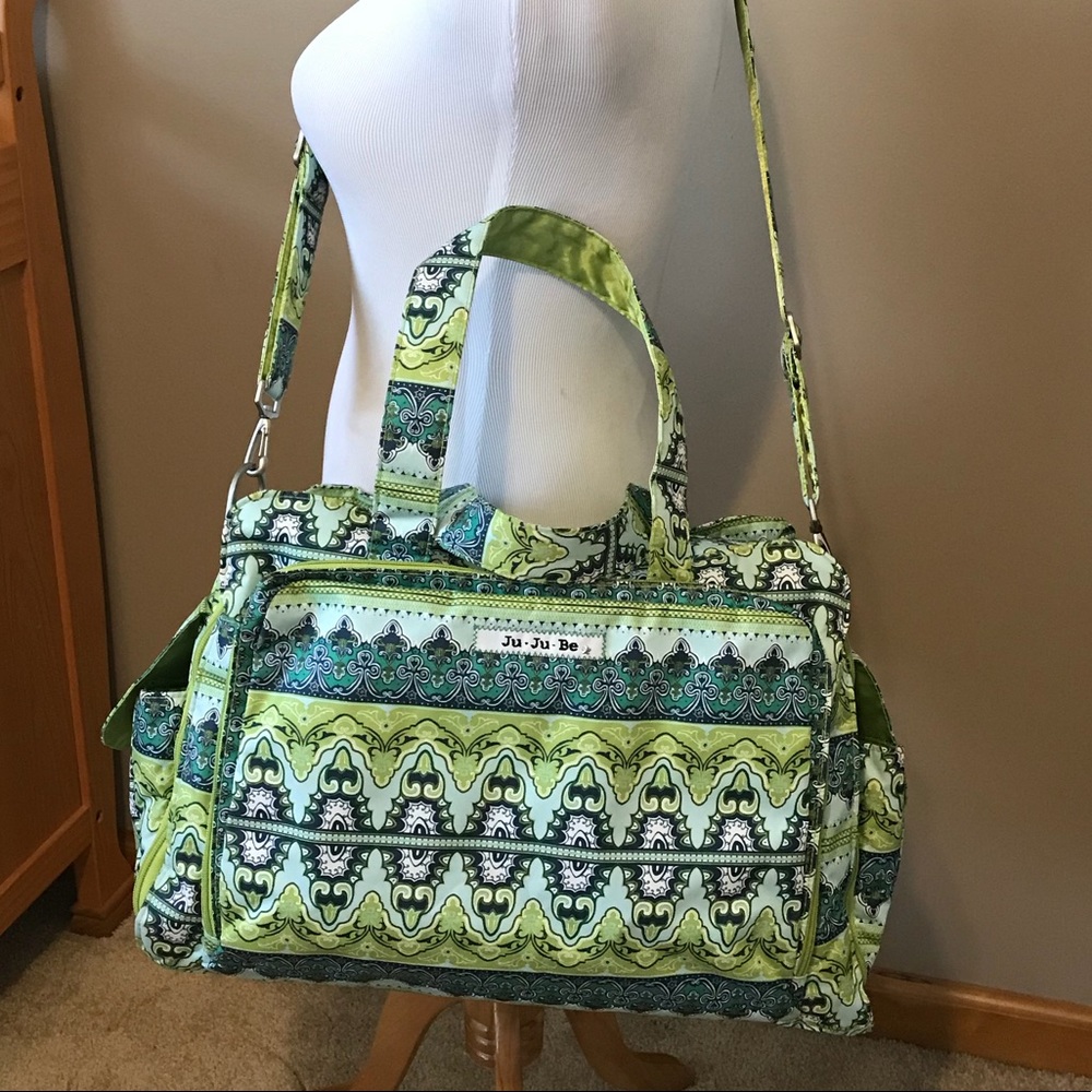 Ju-Ju-Be: Be Prepared Diaper Bag in Seaglass Print